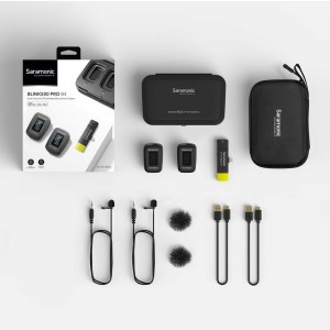 میکروفون یقه ای بی سیم دو تایی سارامونیک مدل Blink500 PRO B4
